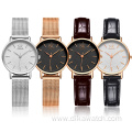 SK New Fashion Brand Women Golden Wrist Watches MILAN Street Snap Luxury Female Jewelry Quartz Clock Ladies Wristwatch